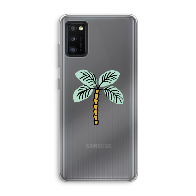 Palmboom: Samsung Galaxy A41 Transparant Hoesje