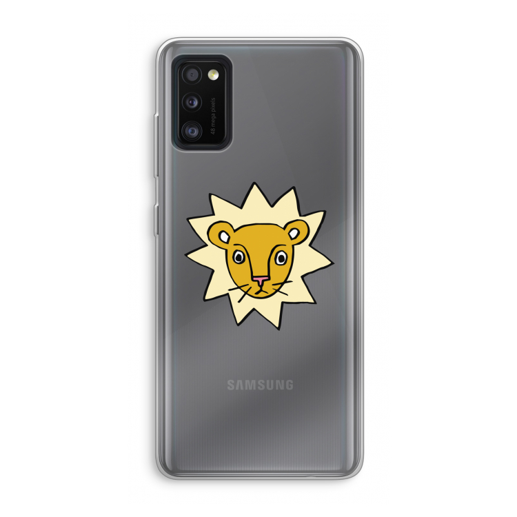 Kleine leeuw: Samsung Galaxy A41 Transparant Hoesje