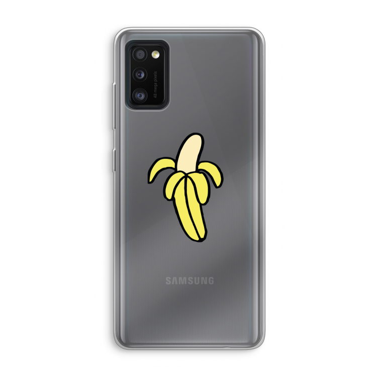 Banana: Samsung Galaxy A41 Transparant Hoesje