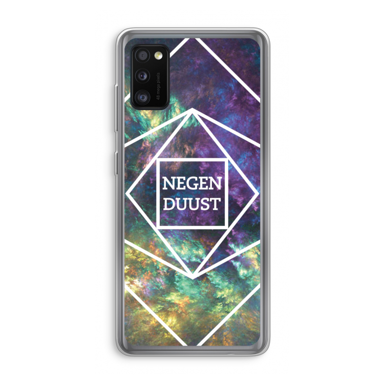 Negenduust ruimte: Samsung Galaxy A41 Transparant Hoesje