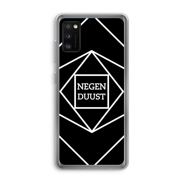 Negenduust geometrisch: Samsung Galaxy A41 Transparant Hoesje