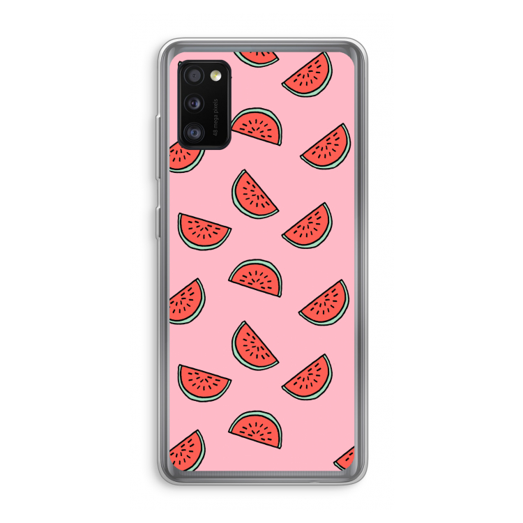 Watermeloen: Samsung Galaxy A41 Transparant Hoesje