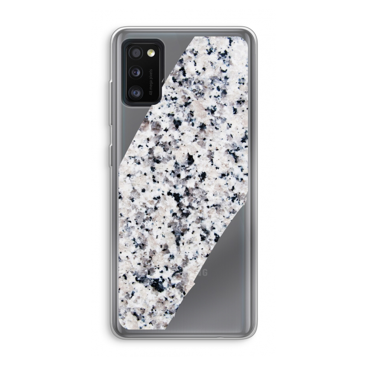 Gespikkelde marmer: Samsung Galaxy A41 Transparant Hoesje