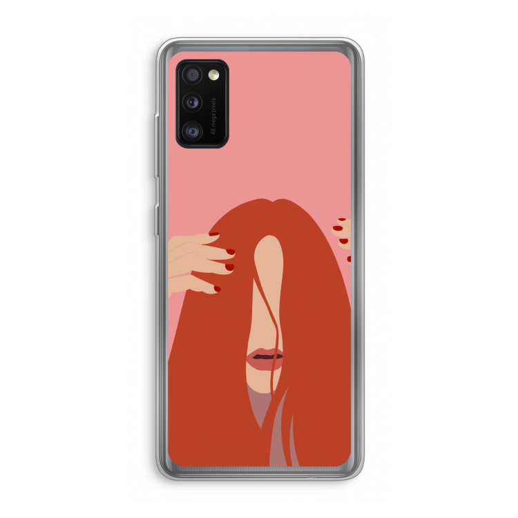 Woke up like this: Samsung Galaxy A41 Transparant Hoesje