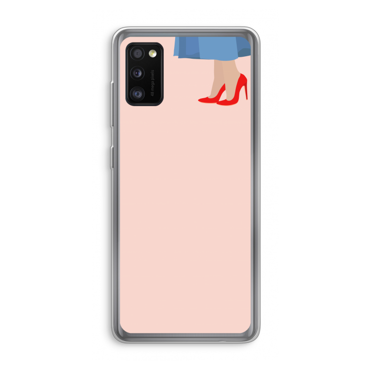 High heels: Samsung Galaxy A41 Transparant Hoesje