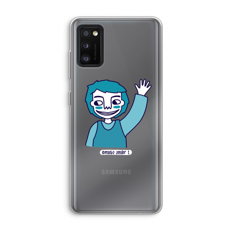 Zwaai: Samsung Galaxy A41 Transparant Hoesje