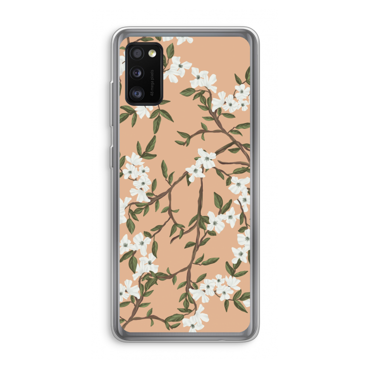 Blossoming spring: Samsung Galaxy A41 Transparant Hoesje