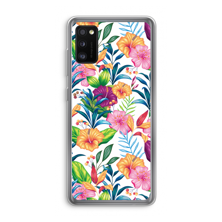 Tropisch 2: Samsung Galaxy A41 Transparant Hoesje