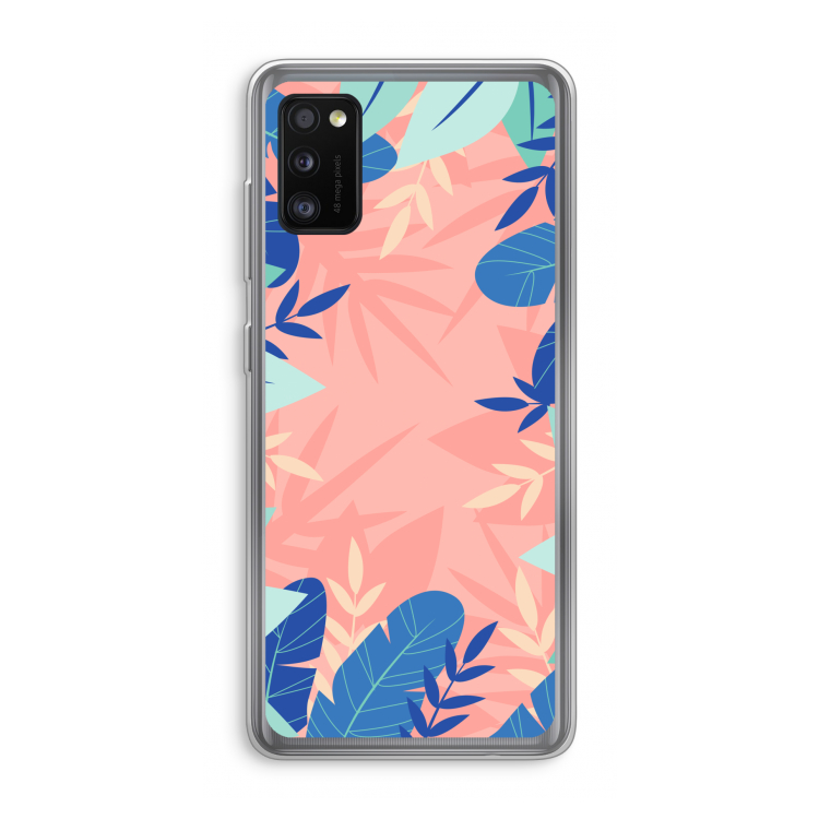 Tropisch: Samsung Galaxy A41 Transparant Hoesje