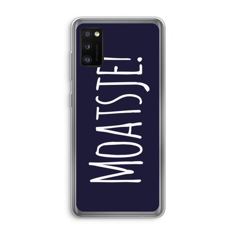 Moatsje!: Samsung Galaxy A41 Transparant Hoesje