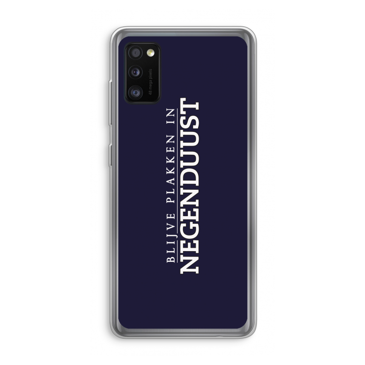 Blijve plakken in Negenduust: Samsung Galaxy A41 Transparant Hoesje