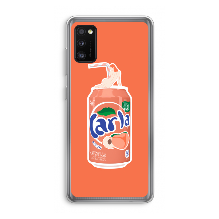S(peach)less: Samsung Galaxy A41 Transparant Hoesje