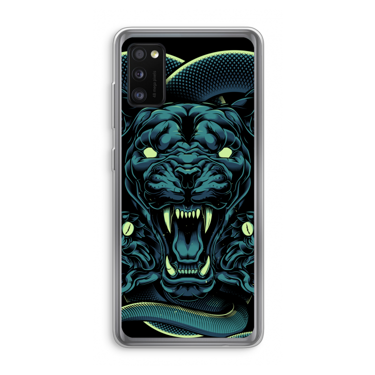 Cougar and Vipers: Samsung Galaxy A41 Transparant Hoesje