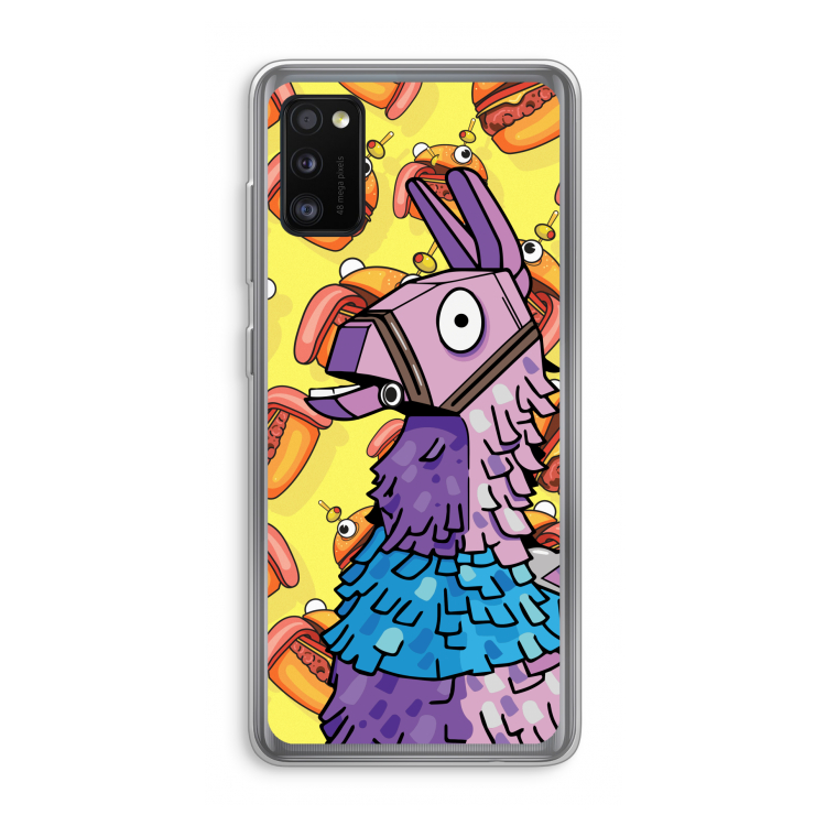 Loot Burger: Samsung Galaxy A41 Transparant Hoesje