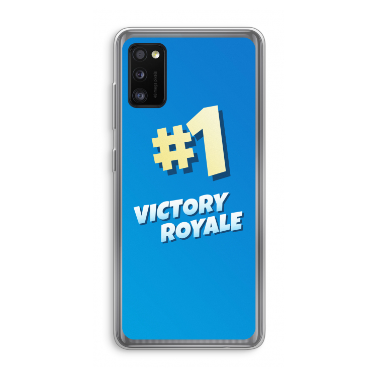 Victory Royale: Samsung Galaxy A41 Transparant Hoesje
