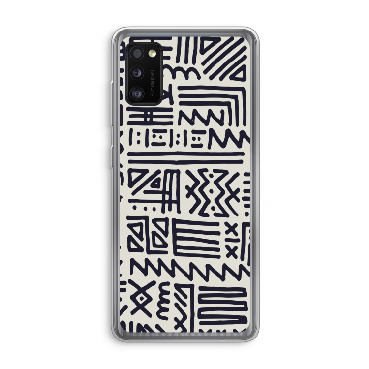 Marrakech print: Samsung Galaxy A41 Transparant Hoesje