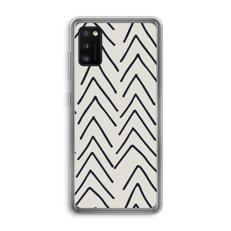 Marrakech Arrows: Samsung Galaxy A41 Transparant Hoesje