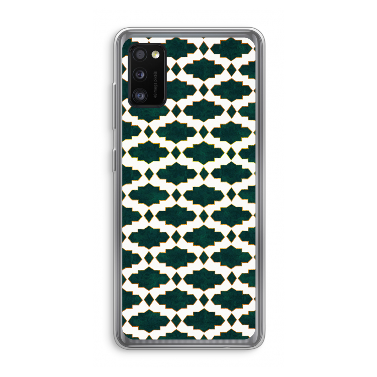 Moroccan tiles: Samsung Galaxy A41 Transparant Hoesje