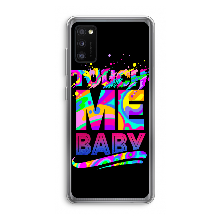 Touch Me: Samsung Galaxy A41 Transparant Hoesje