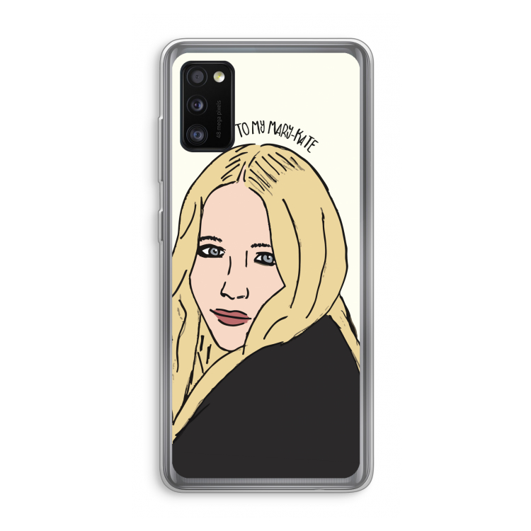 Mary Kate: Samsung Galaxy A41 Transparant Hoesje