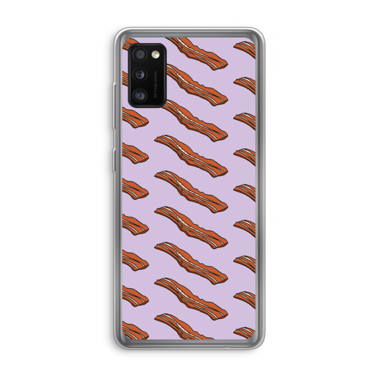 Bacon to my eggs #2: Samsung Galaxy A41 Transparant Hoesje