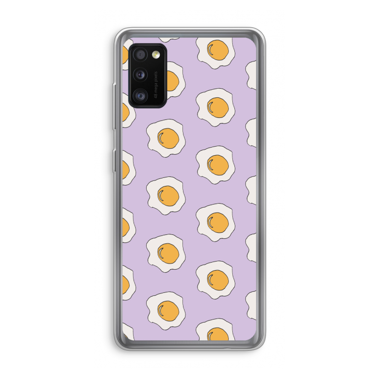 Bacon to my eggs #1: Samsung Galaxy A41 Transparant Hoesje