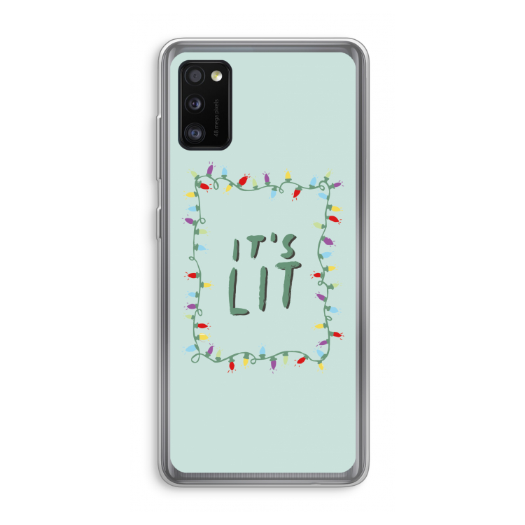 It's Lit: Samsung Galaxy A41 Transparant Hoesje