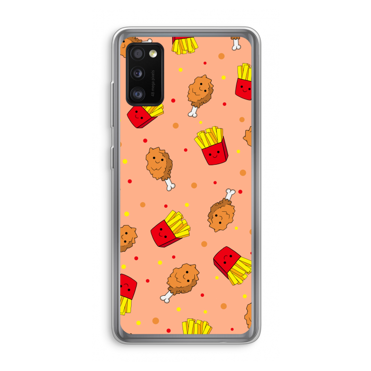 Chicken 'n Fries: Samsung Galaxy A41 Transparant Hoesje