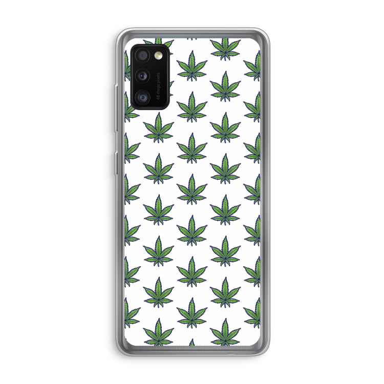 Weed: Samsung Galaxy A41 Transparant Hoesje