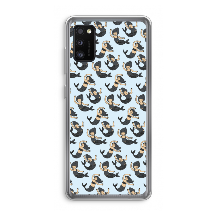 Zeemeermin: Samsung Galaxy A41 Transparant Hoesje