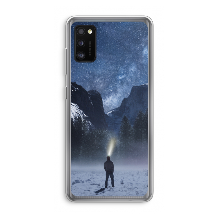 Wanderlust: Samsung Galaxy A41 Transparant Hoesje