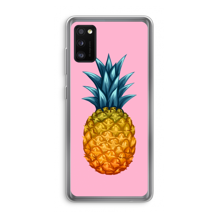 Grote ananas: Samsung Galaxy A41 Transparant Hoesje