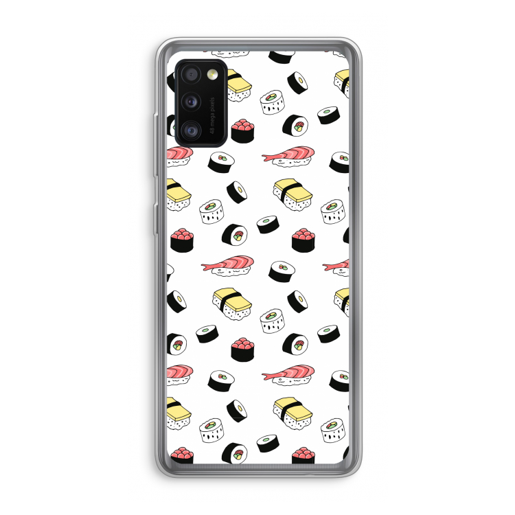 Sushi time: Samsung Galaxy A41 Transparant Hoesje