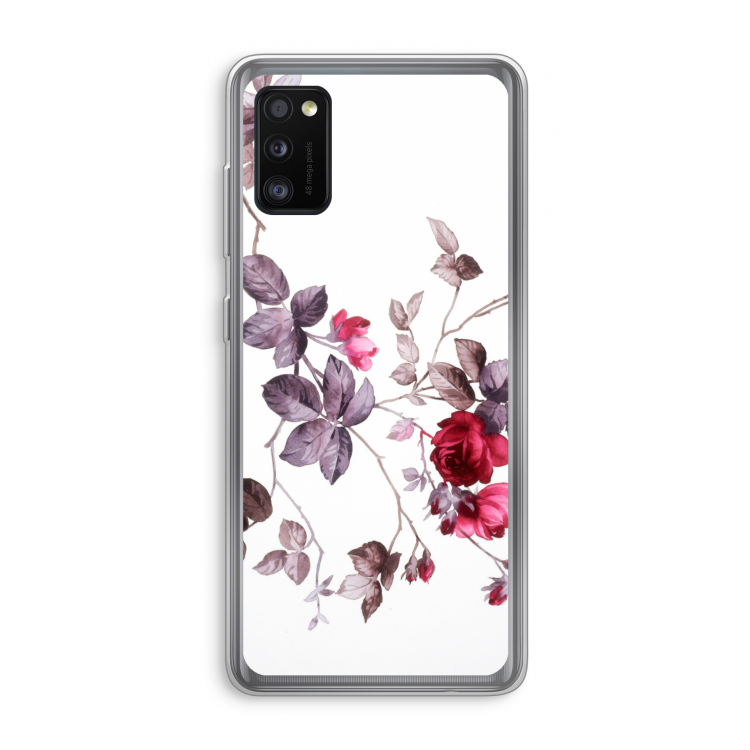 Mooie bloemen: Samsung Galaxy A41 Transparant Hoesje