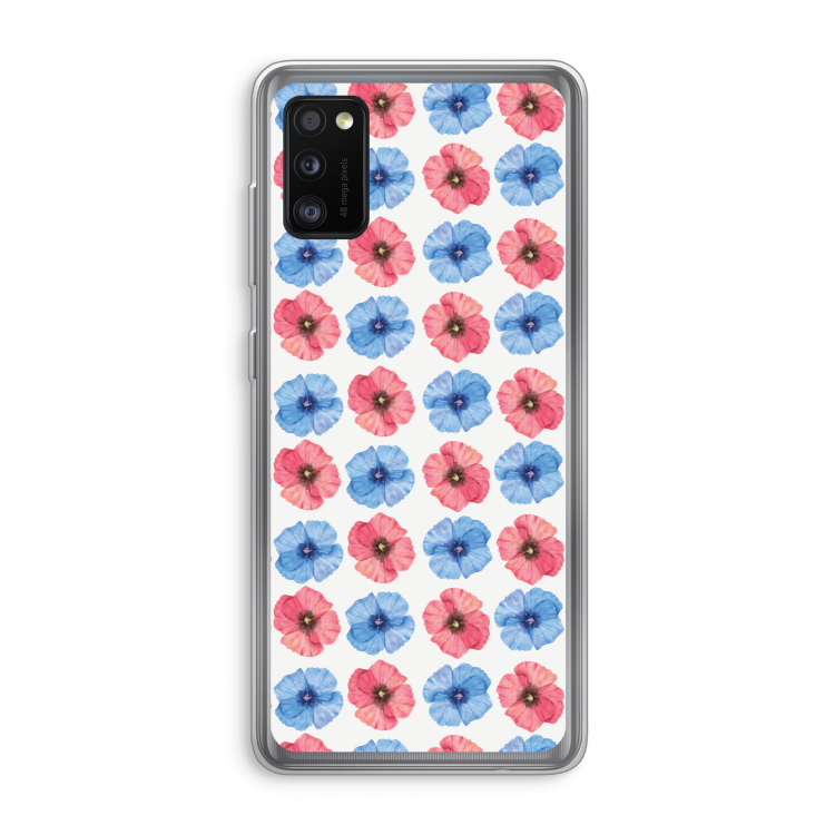 Klaproosjes: Samsung Galaxy A41 Transparant Hoesje