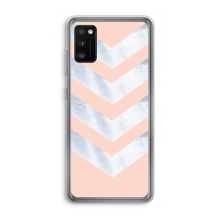 Marmeren pijlen: Samsung Galaxy A41 Transparant Hoesje