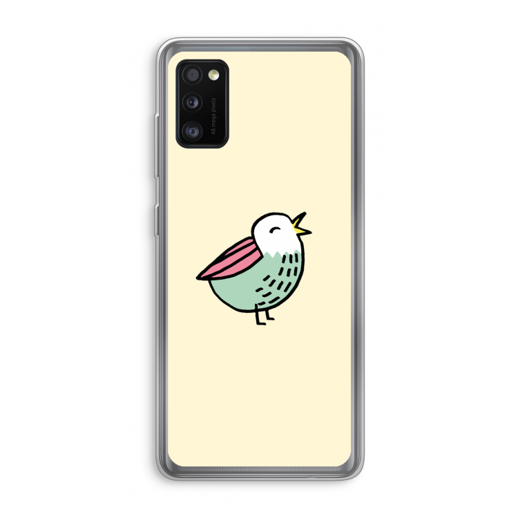 Birdy: Samsung Galaxy A41 Transparant Hoesje