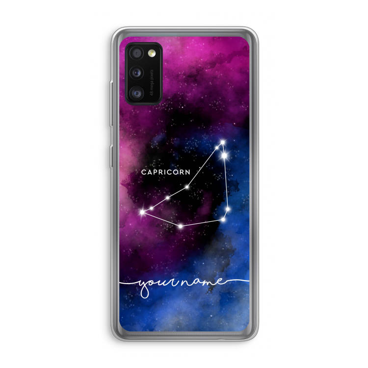 Sterrenbeeld - Donker: Samsung Galaxy A41 Transparant Hoesje