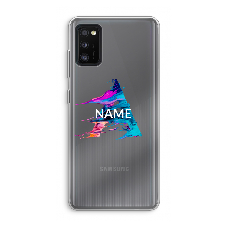 Abstract Spectrum: Samsung Galaxy A41 Transparant Hoesje