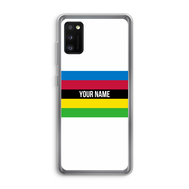 WK Wielrennen: Samsung Galaxy A41 Transparant Hoesje