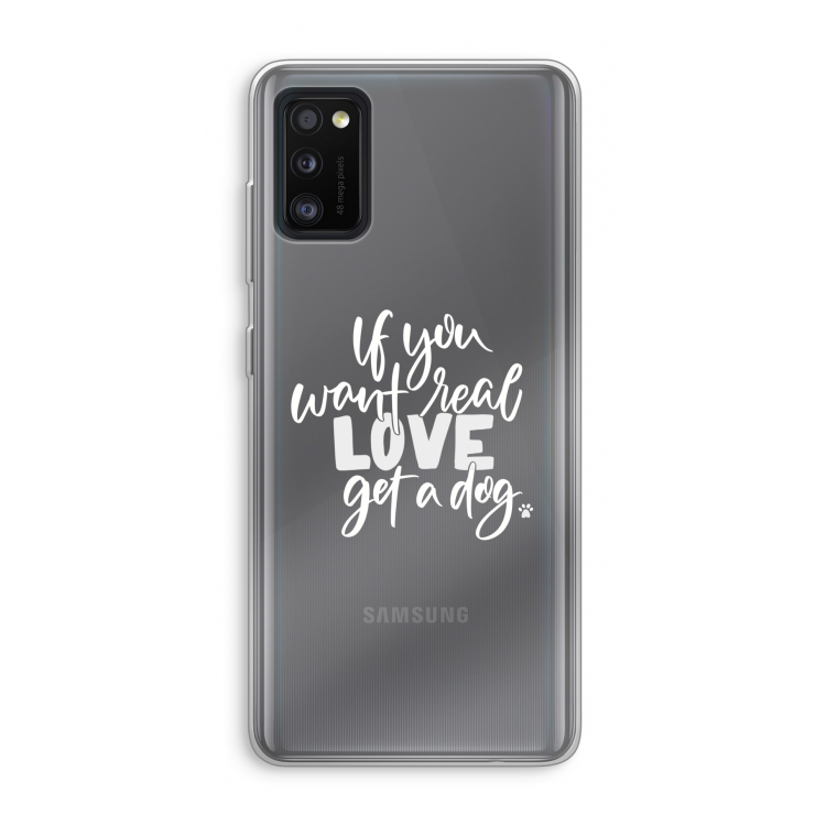 Partner in crime: Samsung Galaxy A41 Transparant Hoesje