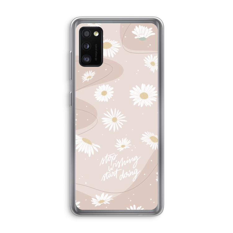Daydreaming becomes reality: Samsung Galaxy A41 Transparant Hoesje