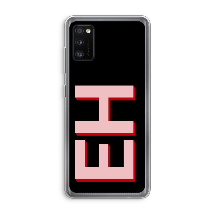 Monogram: Samsung Galaxy A41 Transparant Hoesje