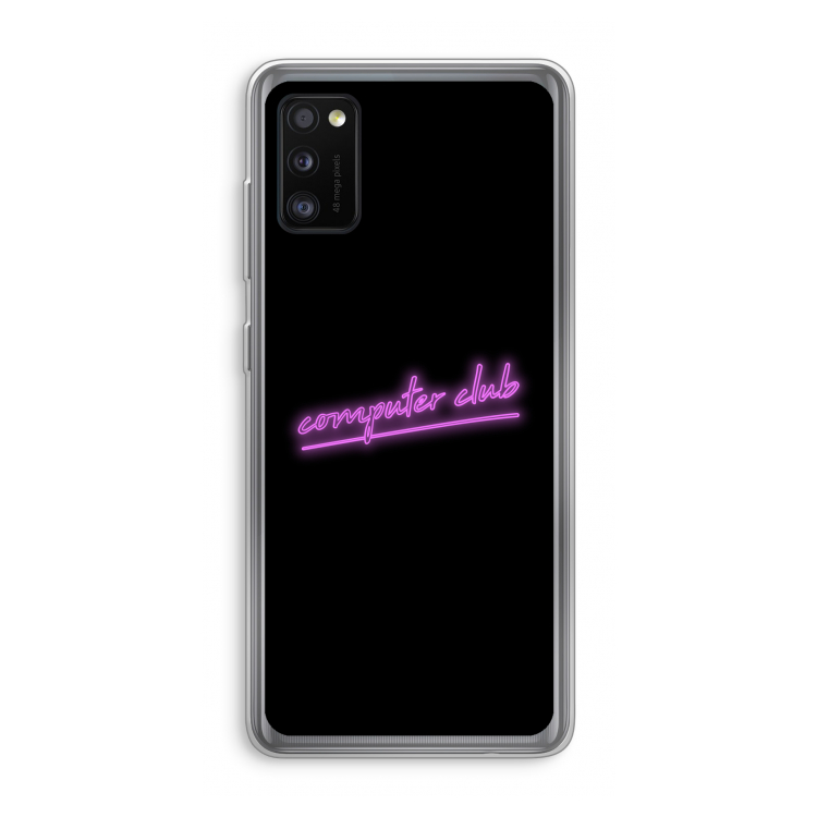 Vice Black: Samsung Galaxy A41 Transparant Hoesje