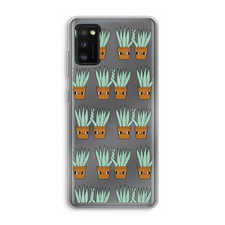 Sansevieria: Samsung Galaxy A41 Transparant Hoesje