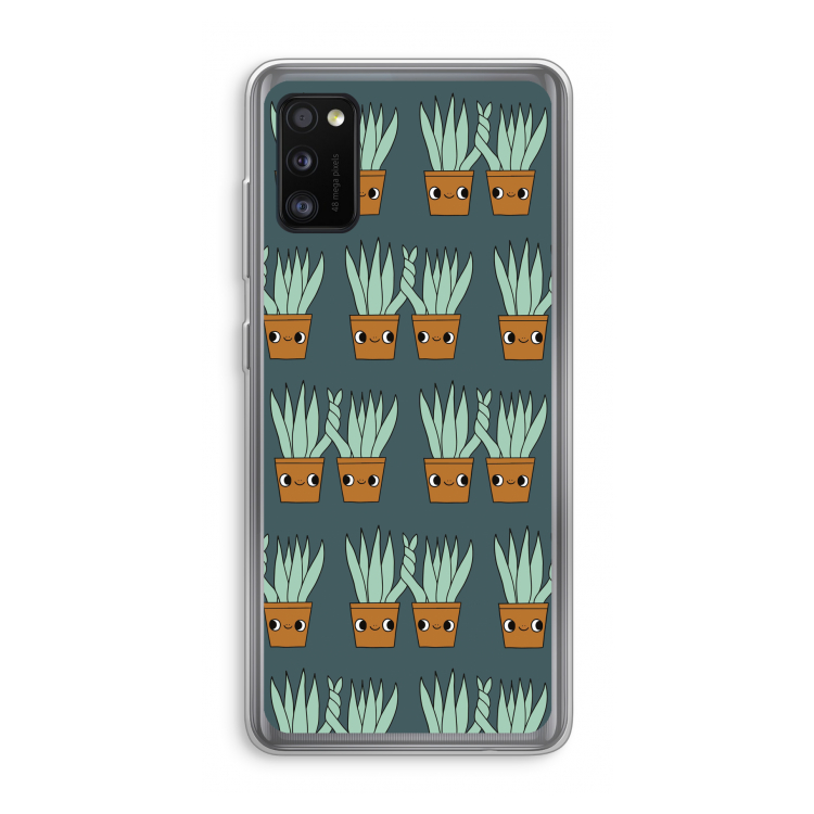 Sansevieria: Samsung Galaxy A41 Transparant Hoesje