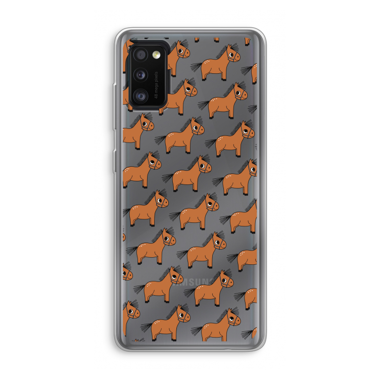 Pony: Samsung Galaxy A41 Transparant Hoesje