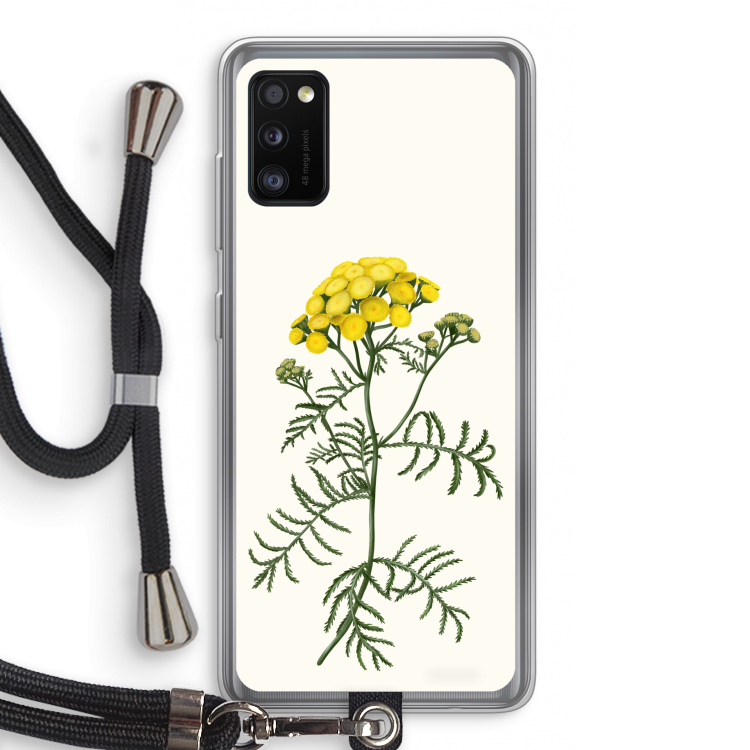 Tansy: Samsung Galaxy A41 Transparant Hoesje met koord