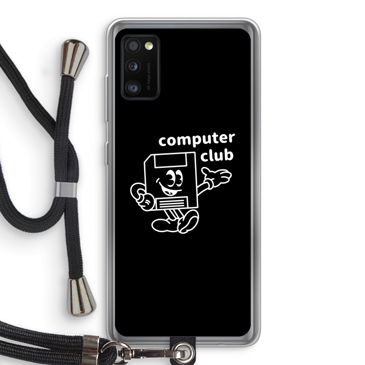 Floppyhead: Samsung Galaxy A41 Transparant Hoesje met koord