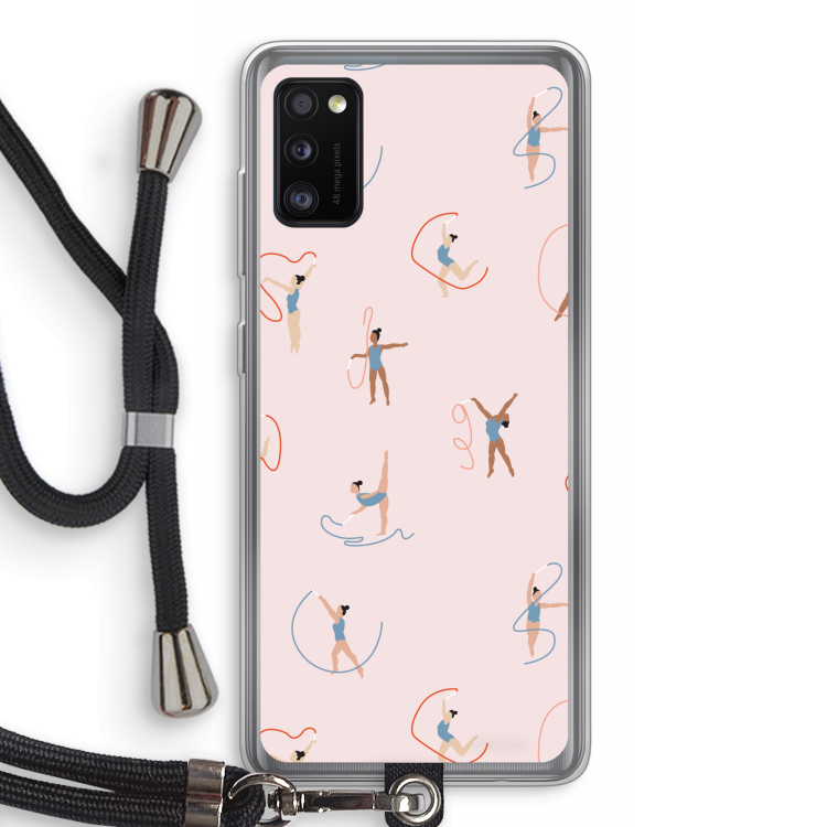 Dancing #3: Samsung Galaxy A41 Transparant Hoesje met koord